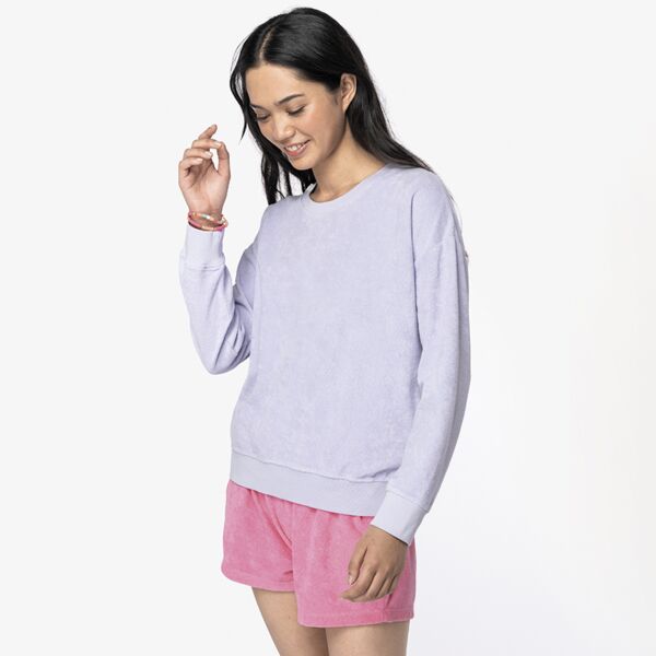 Native Spirit Ladies Terry Towel Sweatshirt Thumbnail