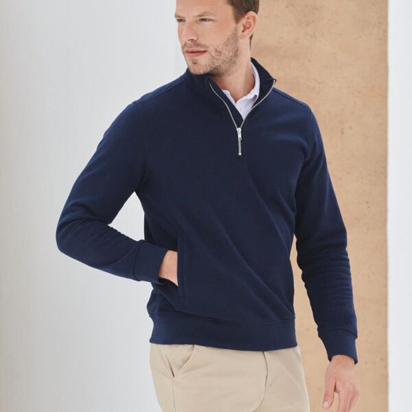 UNISEX SUSTAINABLE 1/4 ZIP SWT Thumbnail