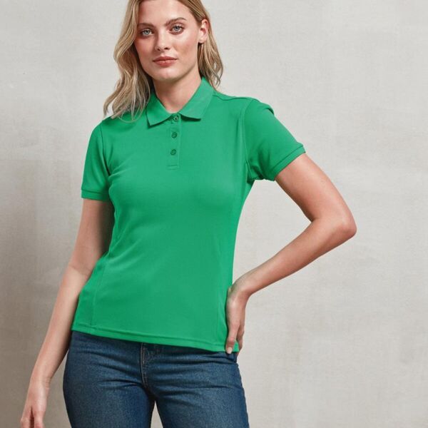 LADIES COOLCHECKER PLUS POLO Thumbnail
