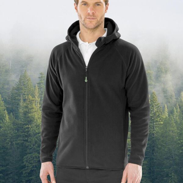 HOODED RECYCLED MICROFLEECE Thumbnail