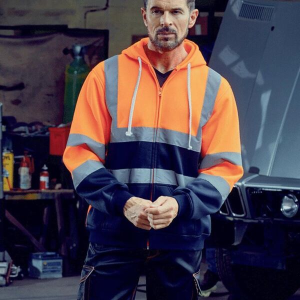HI VIS ZIP HOODIE Thumbnail