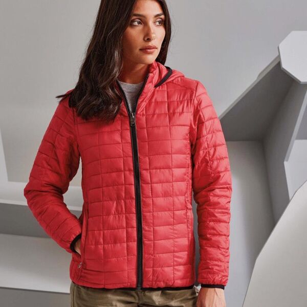 WOMEN HONEYCOMB HOODED JACKET Thumbnail