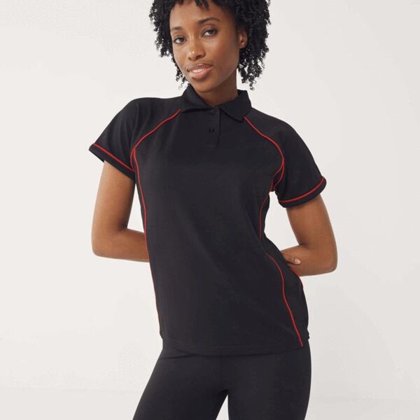 LADIES PIPED PERFORMANCE POLO Thumbnail