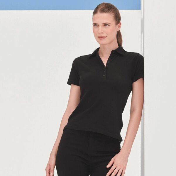 LADIES SHORT SLEEVE STRETCH POLO Thumbnail