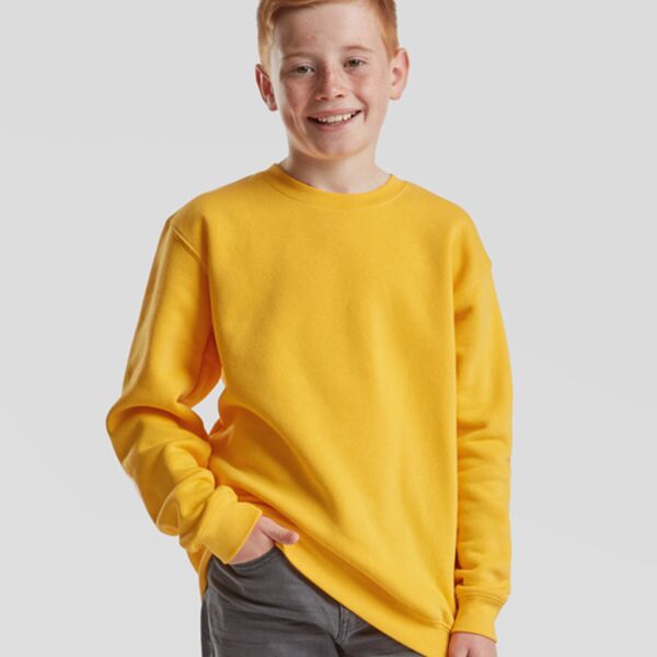 Fruit of the Loom Kids Premium Drop Shoulder Sweatshirt Thumbnail