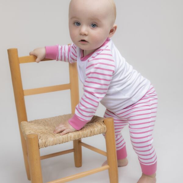 Larkwood Baby/Toddler Striped Pyjamas Thumbnail