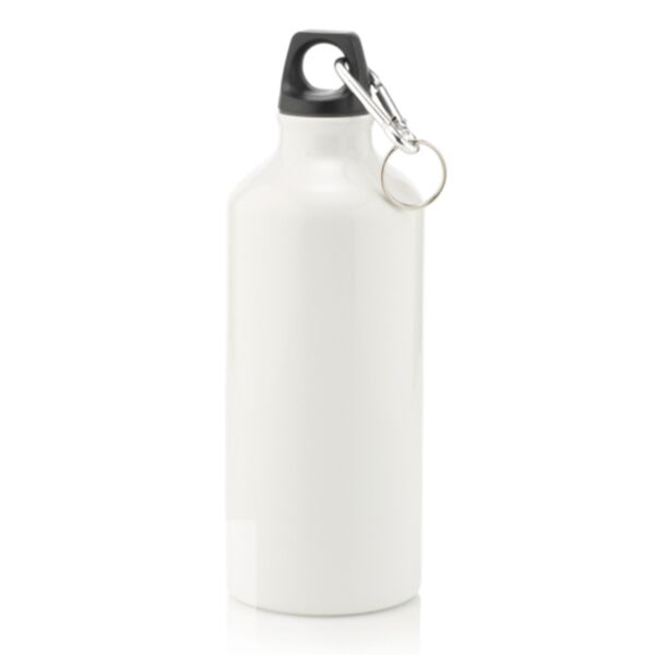 Aluminium Water Bottle With 2 Cap Styles - 600ml Thumbnail