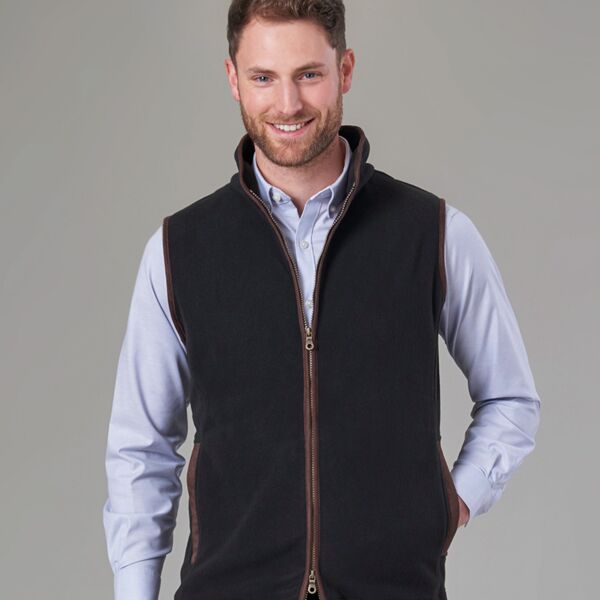 Brook Taverner Unisex Cincinatti Fleece Gilet Thumbnail