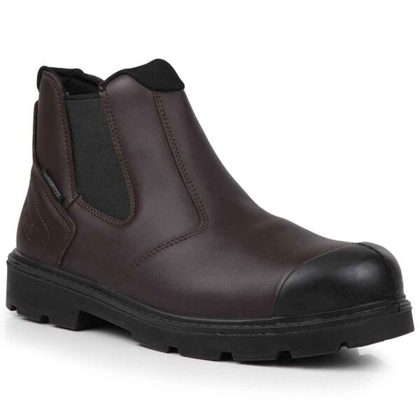 Regatta Safety Footwear Waterproof Boots - PEAT  Thumbnail